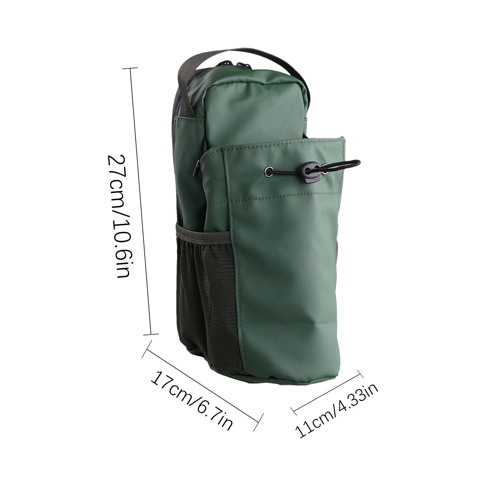 This waterproof magnetic gym sling bag holds your water bottle and phone, making it perfect for outdoor sports, travel, and fitness activities.