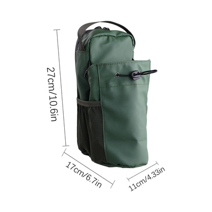This waterproof magnetic gym sling bag holds your water bottle and phone, making it perfect for outdoor sports, travel, and fitness activities.
