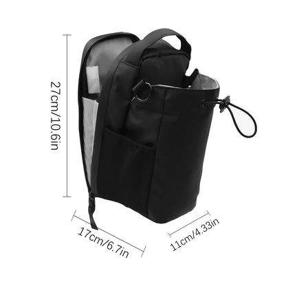 This waterproof magnetic gym sling bag holds your water bottle and phone, making it perfect for outdoor sports, travel, and fitness activities.