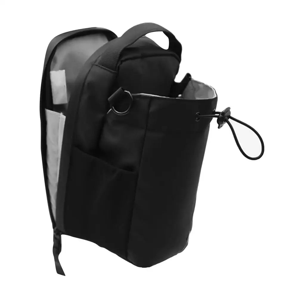 This waterproof magnetic gym sling bag holds your water bottle and phone, making it perfect for outdoor sports, travel, and fitness activities.